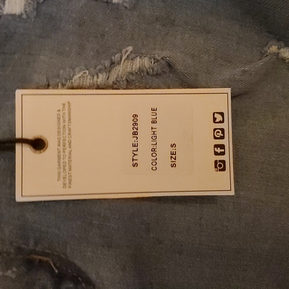 Judy Blue Denim Mini skirt NWT - Picture 5 of 7